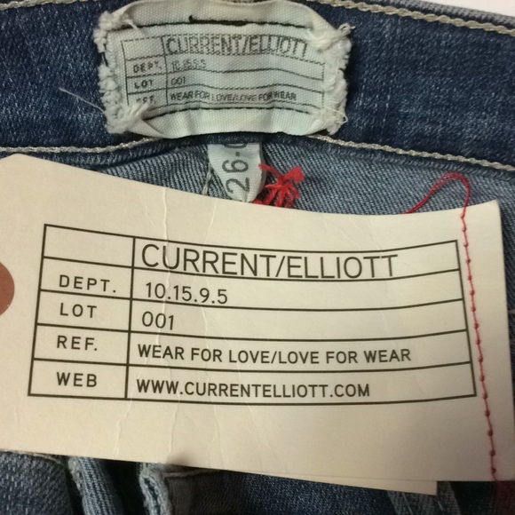 Current Elliot Cheville Ankle Skinny Jeans Size 26 - Picture 7 of 8